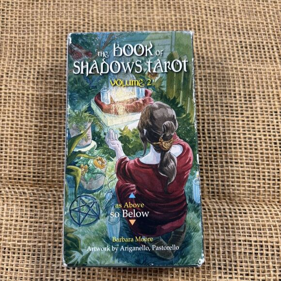 The Book Of Shadows Tarot v1 & v2 "As Above So Below" Barbara Moore Complete - Picture 6 of 7